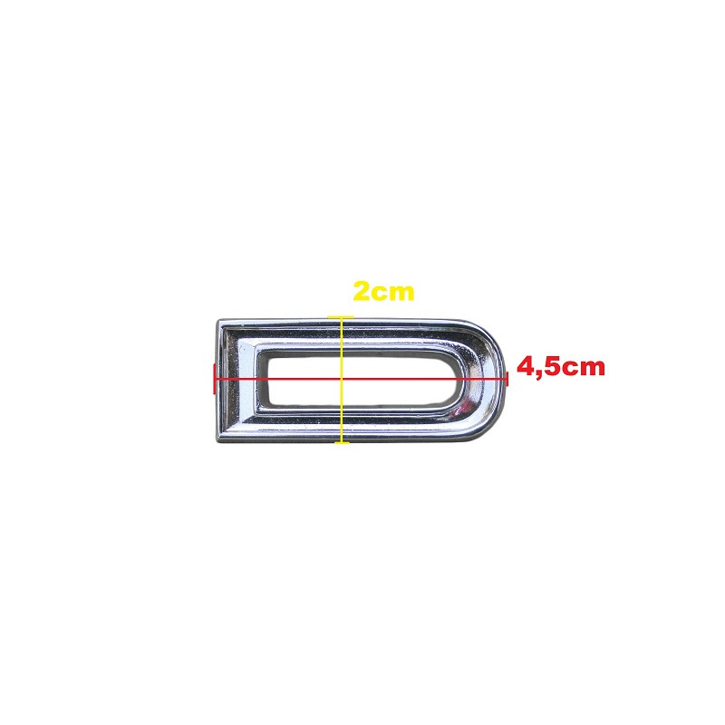Letra D do Emblema Ford Galaxie LTD Landau até 1972 Original Novo