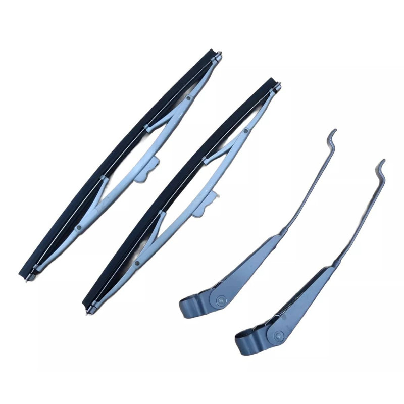 Haste E Palheta Limpador Parabrisa Jeep Willys 65 A 72 - Jogo