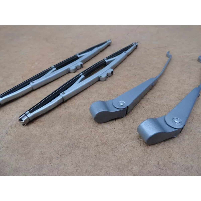 Haste E Palheta Limpador Parabrisa Jeep Willys 65 A 72 - Jogo