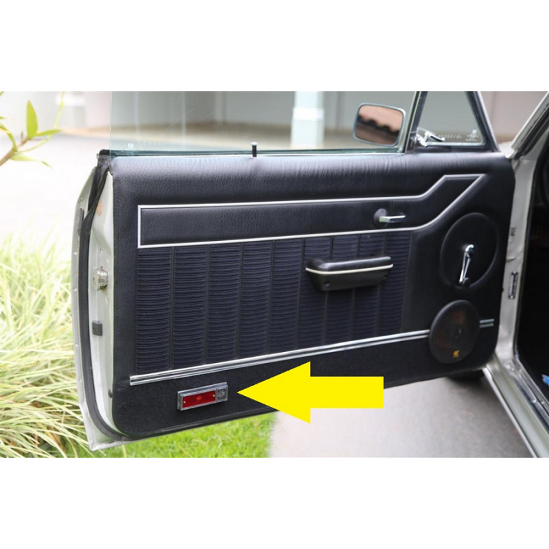 Luz Lanterna Cortesia Interna da Porta Opala e Caravan Nova - Par