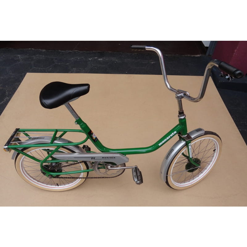 Bicicleta Antiga Monark Monareta 76 Aro 20 Verde Original Restaurada