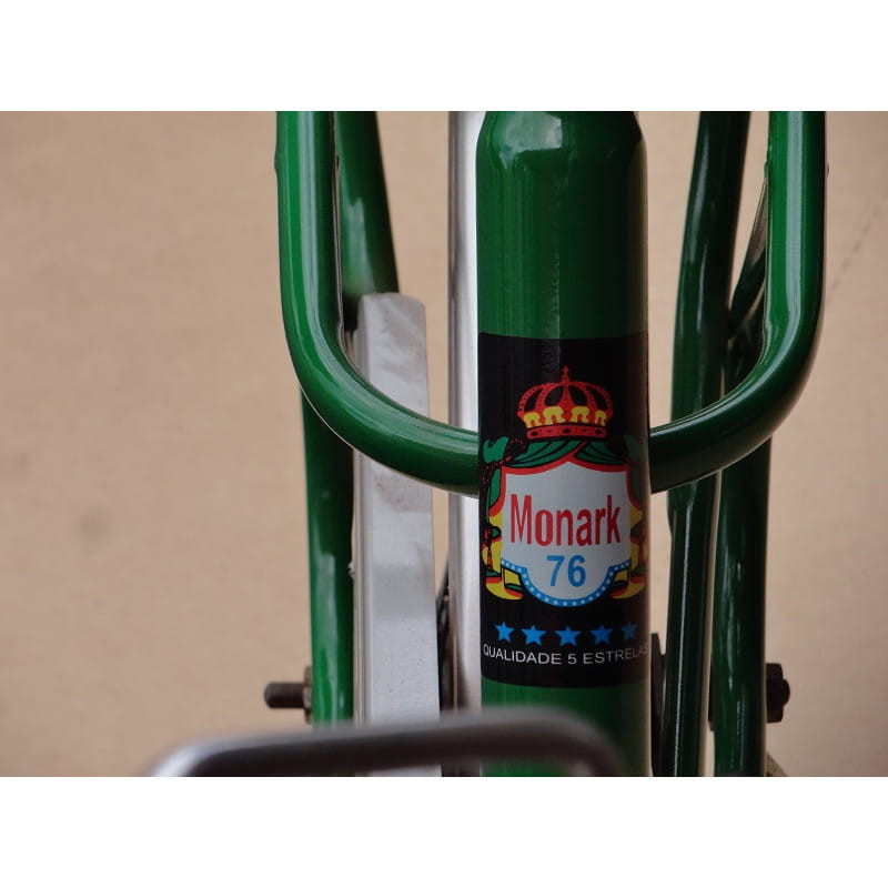 Bicicleta Antiga Monark Monareta 76 Aro 20 Verde Original Restaurada
