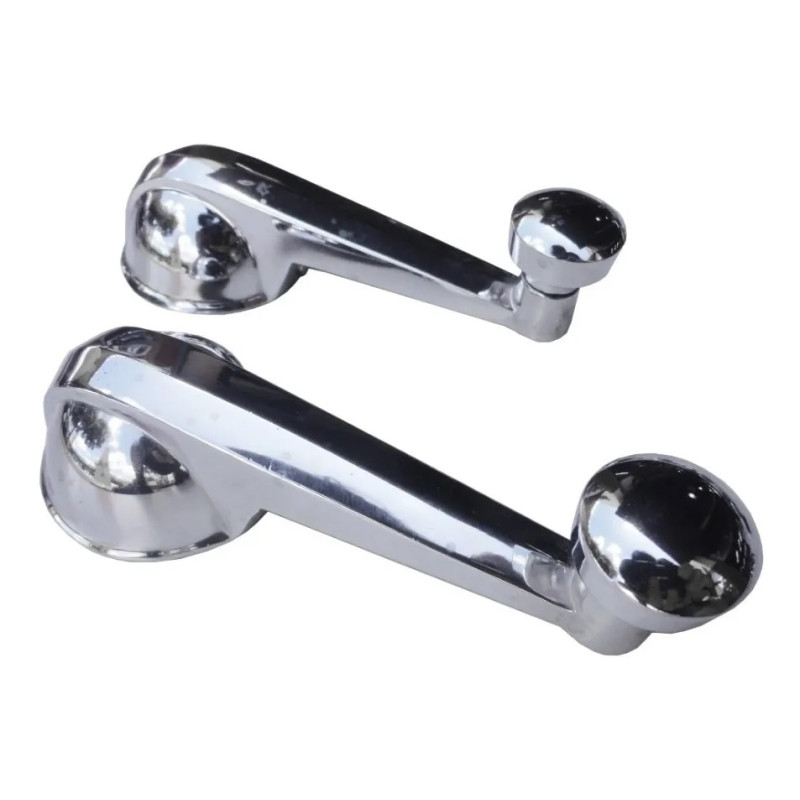 Maçaneta Interna e Manivela Vidro Chevrolet Pick Up e Caminhão - Jogo