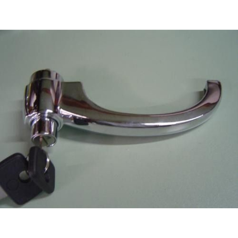 Maçaneta com Chave Cromado C-10 C-14 Veraneio