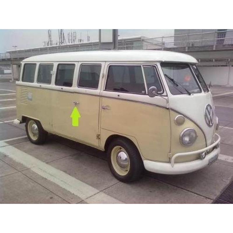 Maçaneta Externa Porta Meio com Chave Clipper até 96