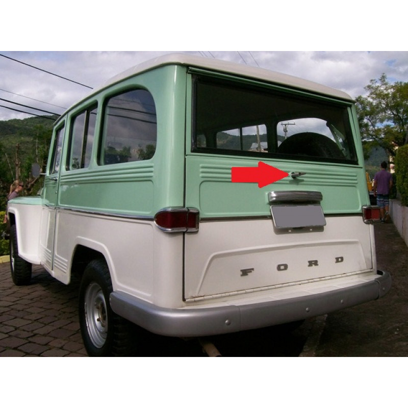 Maçaneta Tampa Traseira Porta Malas Rural Nova