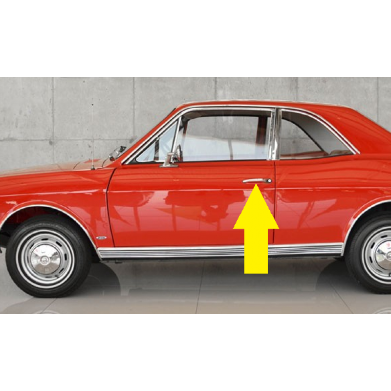 Maçaneta Externa Corcel I Belina I até 77 Original Usada 