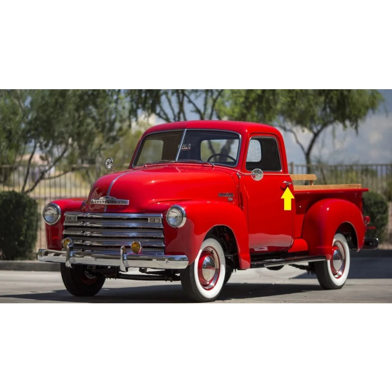 Maçaneta Externa Chev Sapo 1947 a 1951 Importado - Par