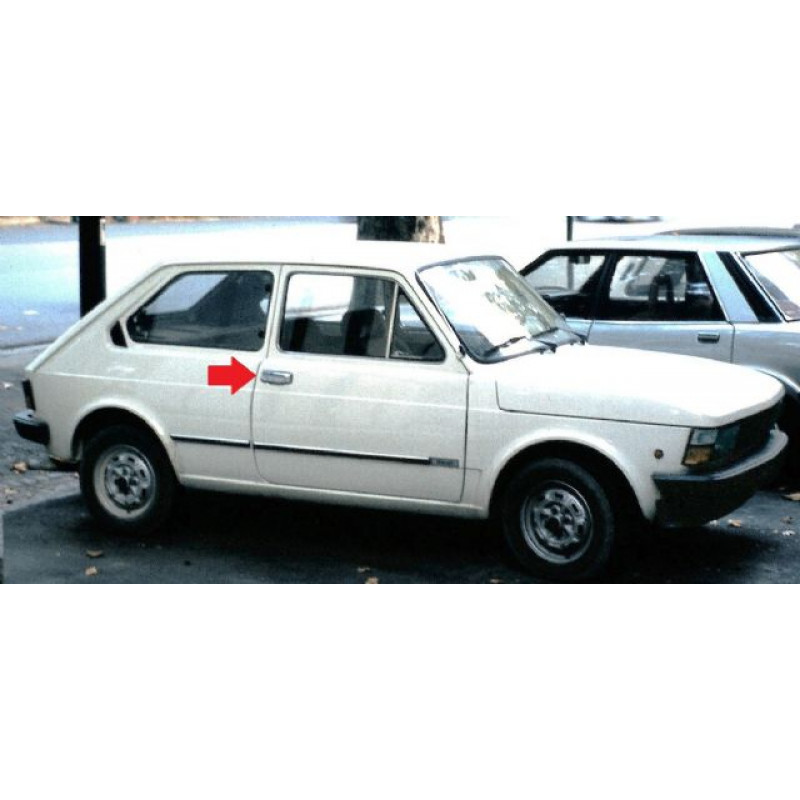 Maçaneta Externa Direita Cromada Fiat 147