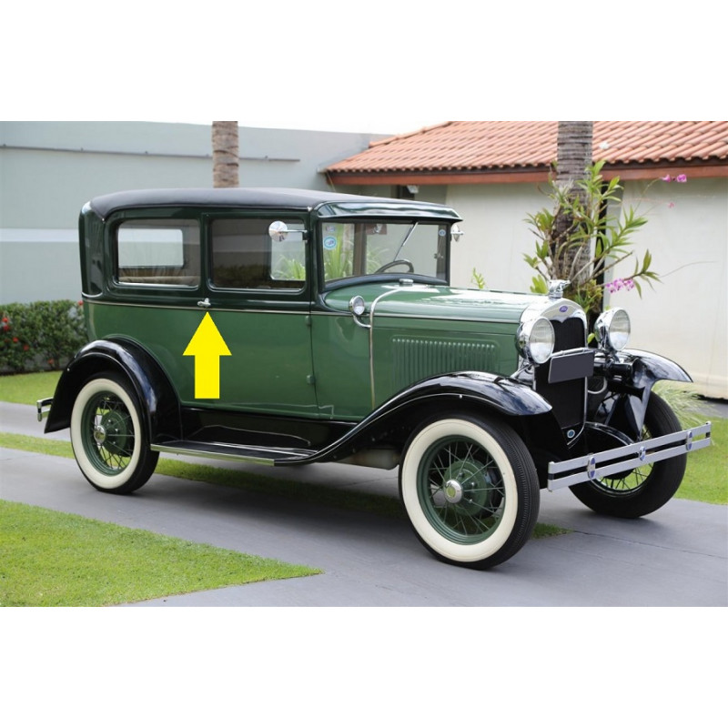 Maçaneta Externa Porta com Chave Ford 1930 a 1931 Importada Direita