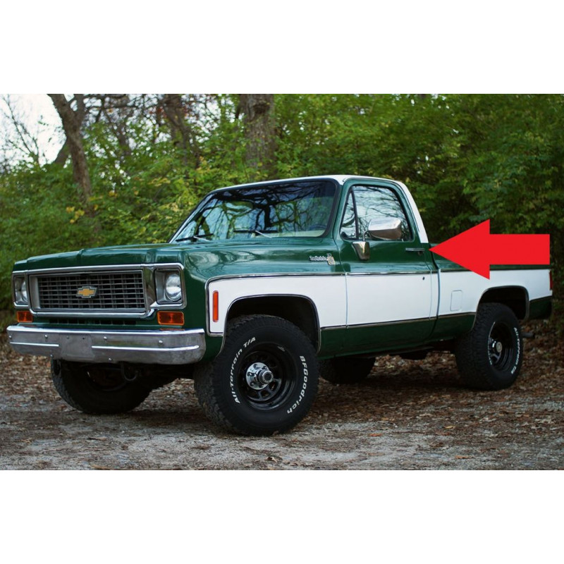 Maçaneta Externa Esquerda C-10, Silverado, Cheyenne, Suburban 73 à 87 Americanas