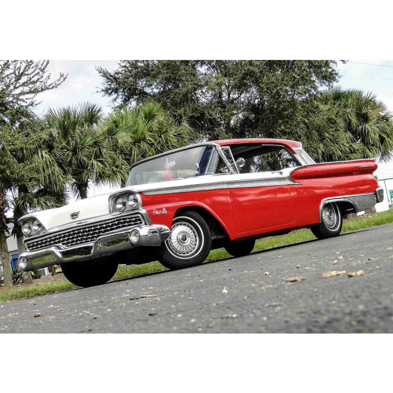 Maçaneta Externa Ford Fairlane Galaxie 1959 Original Usada - Par