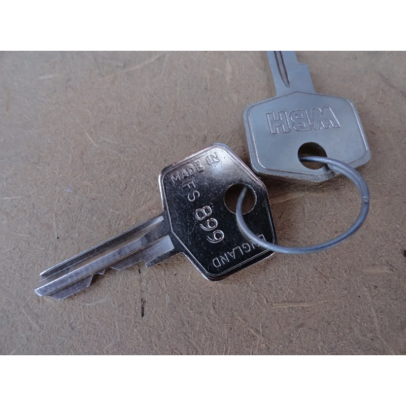 Maçaneta Externa Jaguar XK-120 XK-140 Importada Com Chave