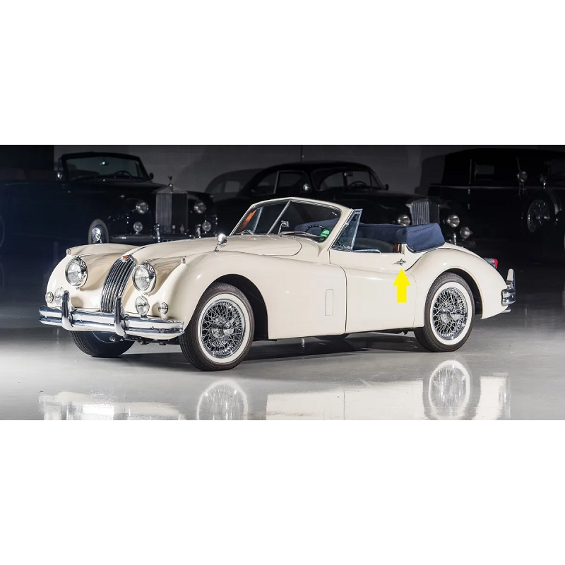 Maçaneta Externa Jaguar XK-120 XK-140 Importada Com Chave