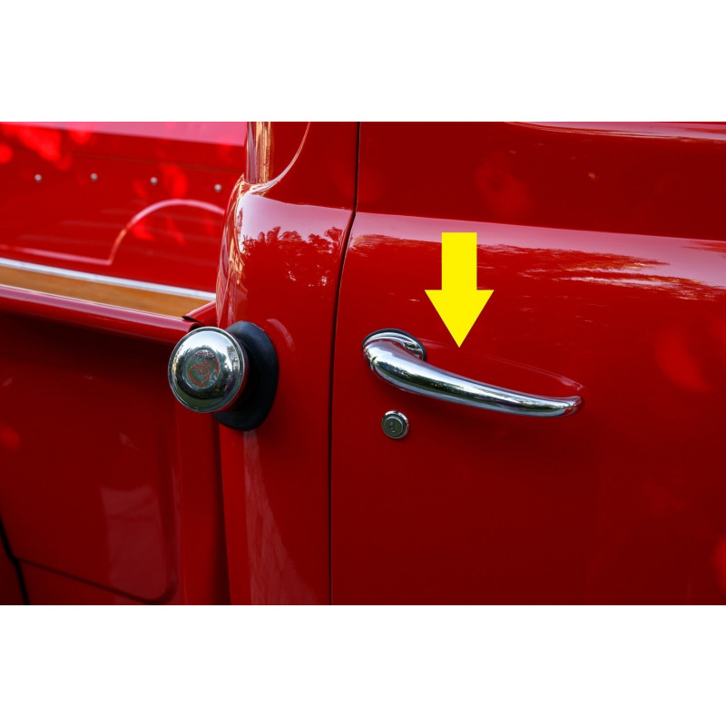 Maçaneta Externa Porta F-1 1948 a 1952 Importado - Par