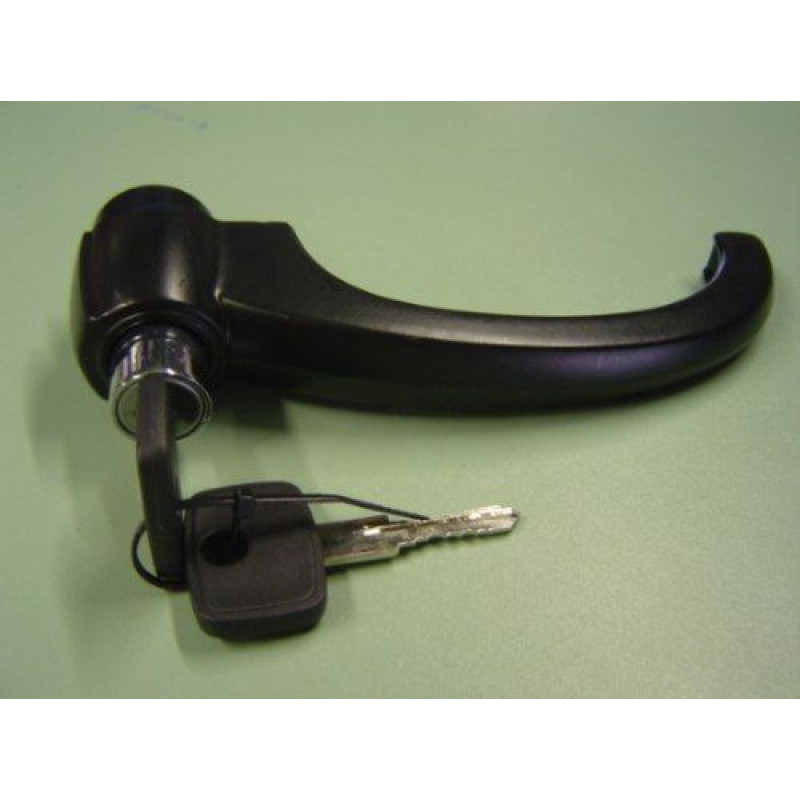 Maçaneta Externa sem Chave Preta C-10 C-14 Veraneio