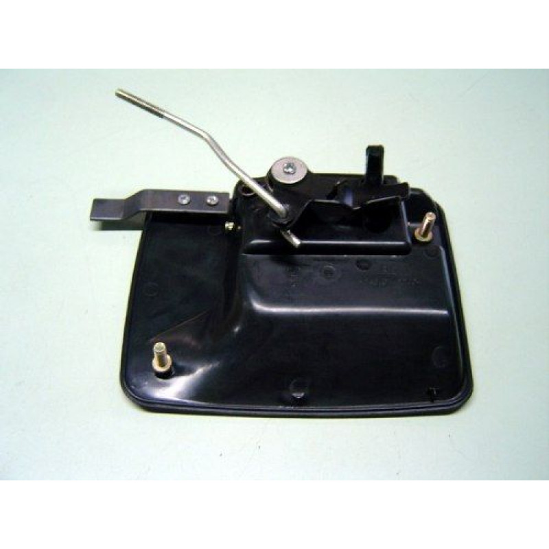 Maçaneta Externa Traseira após 98 sem Furo Preta Esquerda