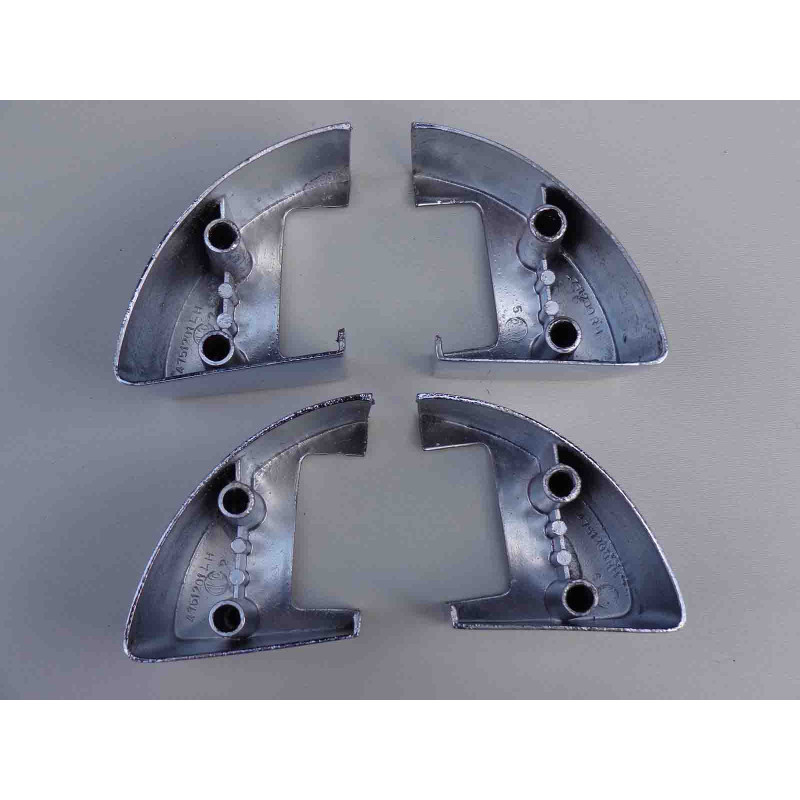 Maçaneta Interna C/ Moldura Bel Air Impala 1959 a 1961 4 Portas Cromado Usado - Jogo