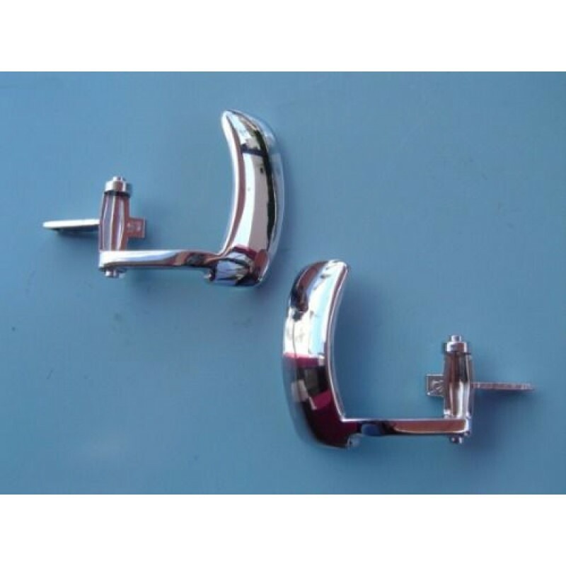 Maçaneta Interna Porta Cromada Esquerda Silverado