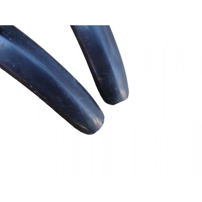 Maçaneta Interna Porta Dianteira Kombi Corujinha Preta Par