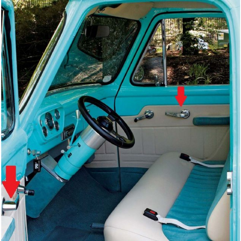 Maçaneta Interna Porta F-100 56 à 61 Importada - Par