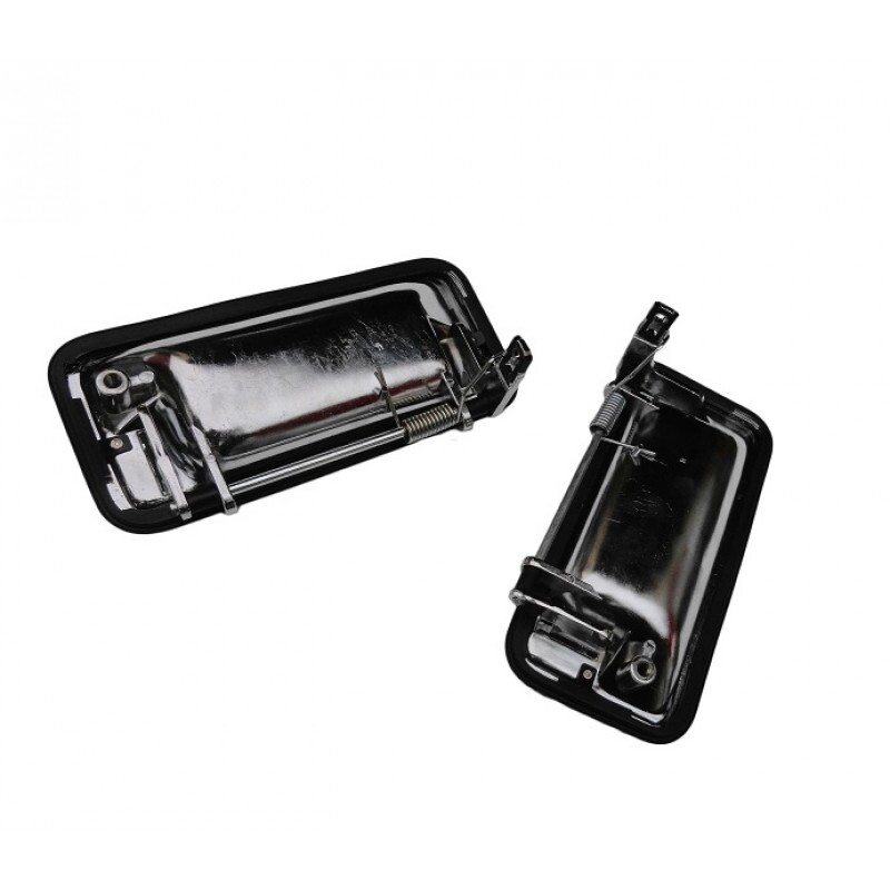 Maçaneta Externa Porta Traseira Grand Blazer Nova Cromada - Par