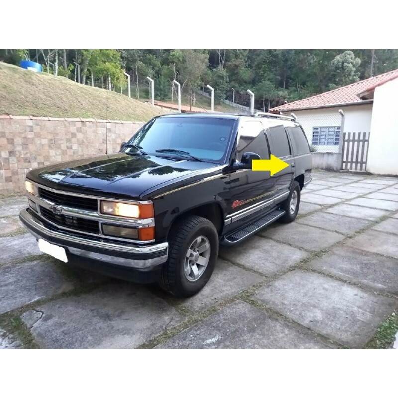 Maçaneta Externa Porta Traseira Grand Blazer Nova Cromada - Par