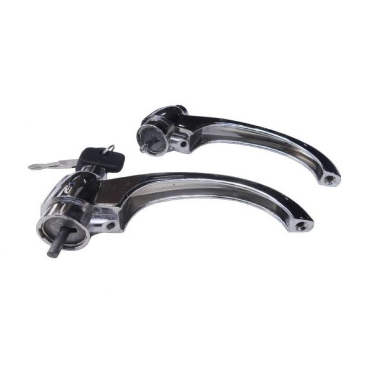 Maçaneta Externa Interna e Manivela Chevrolet Brasil 58 à 63 - Kit S/ Calços