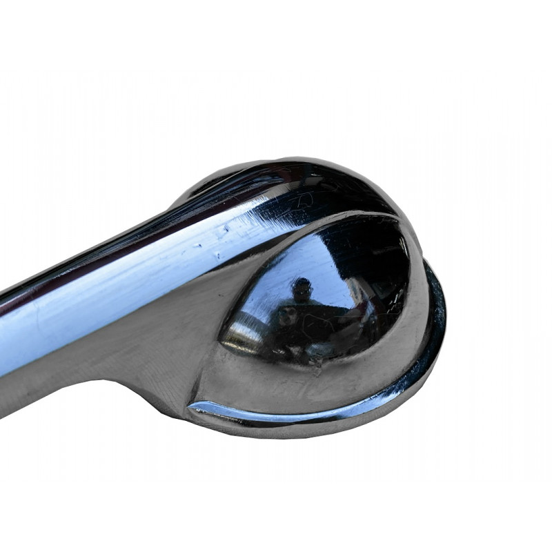 Manivela Vidro Cromada Metal Chevrolet Boca Sapo Bagre Marta Rocha Brasil C-10 Veraneio - Par