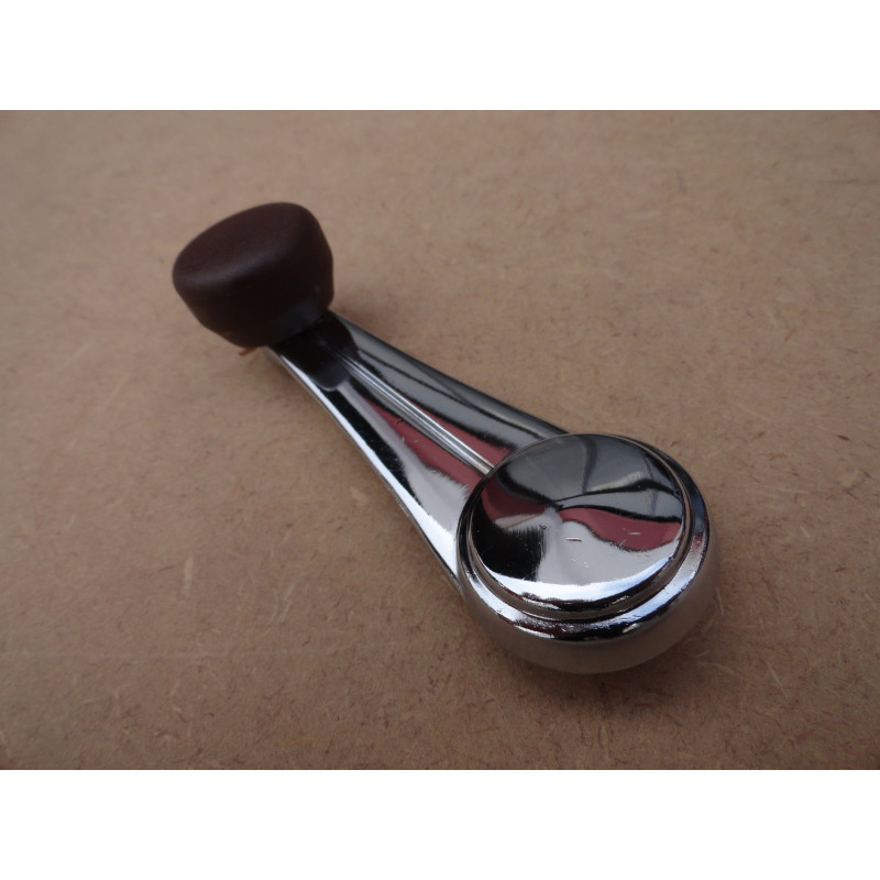 Manivela Maçaneta de Vidro Marrom Opala Caravan Chevette 