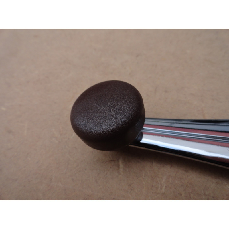 Manivela Maçaneta de Vidro Marrom Opala Caravan Chevette 