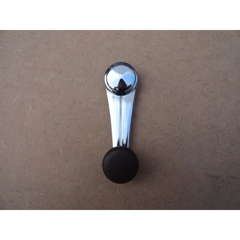 Manivela Maçaneta de Vidro Marrom Opala Caravan Chevette 