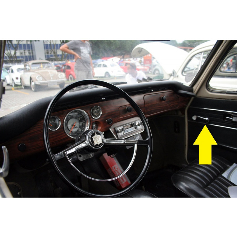 Manivela Vidro Preta Fusca Variant TL 