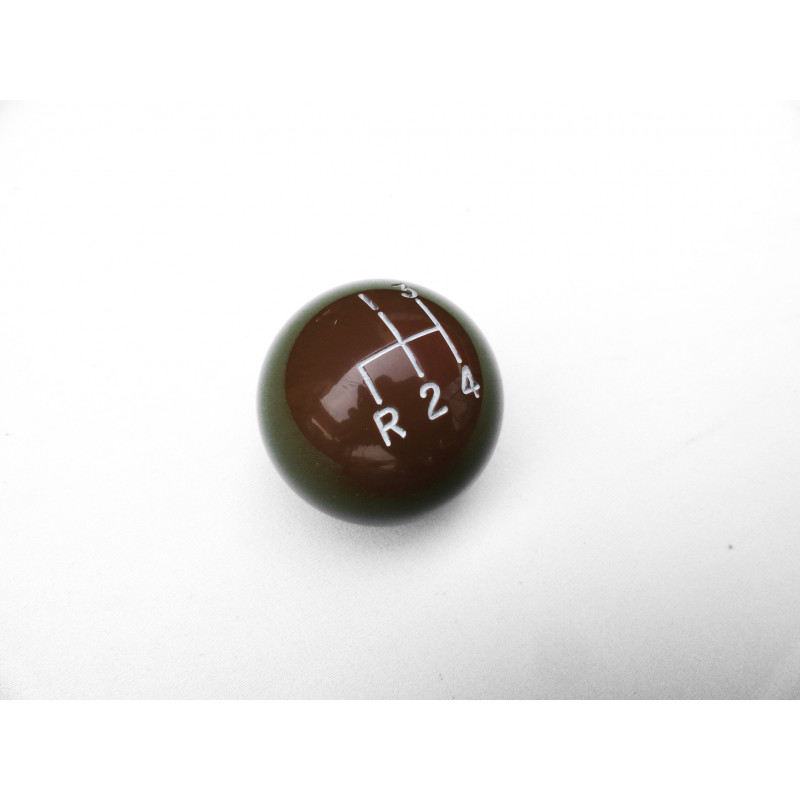 Manopla Câmbio Opala Caravan 4 Marchas Em Baixo Marrom