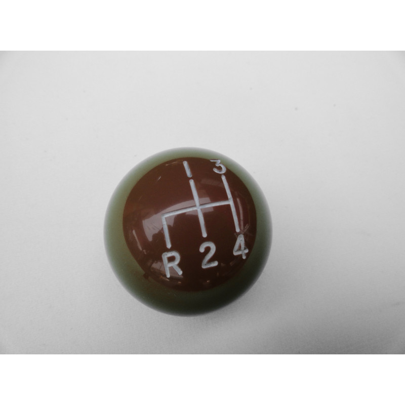 Manopla Câmbio Opala Caravan 4 Marchas Em Baixo Marrom