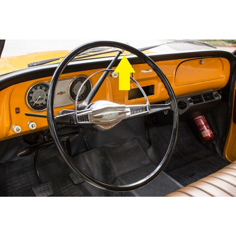 Manopla Câmbio em Cima Coluna C-14 C-10 C-15 Veraneio Bege