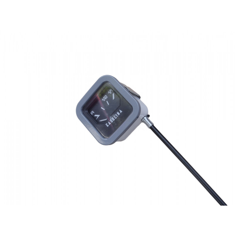 Marcador Relógio Combustível Fusca 1300 1500 1971 a 1974 Cinza