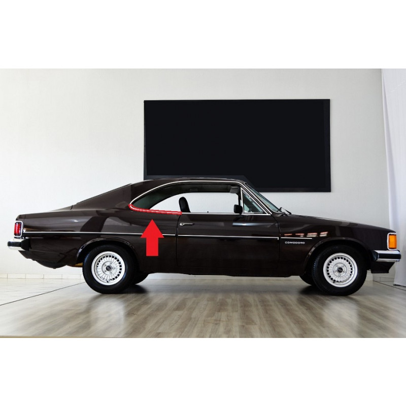 Friso Pestana Traseira Direita Opala 2 Portas Original Gm