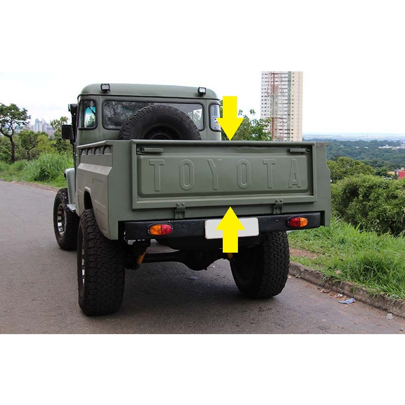 Tampa Caçamba Pick Up Toyota Bandeirante Original Usada