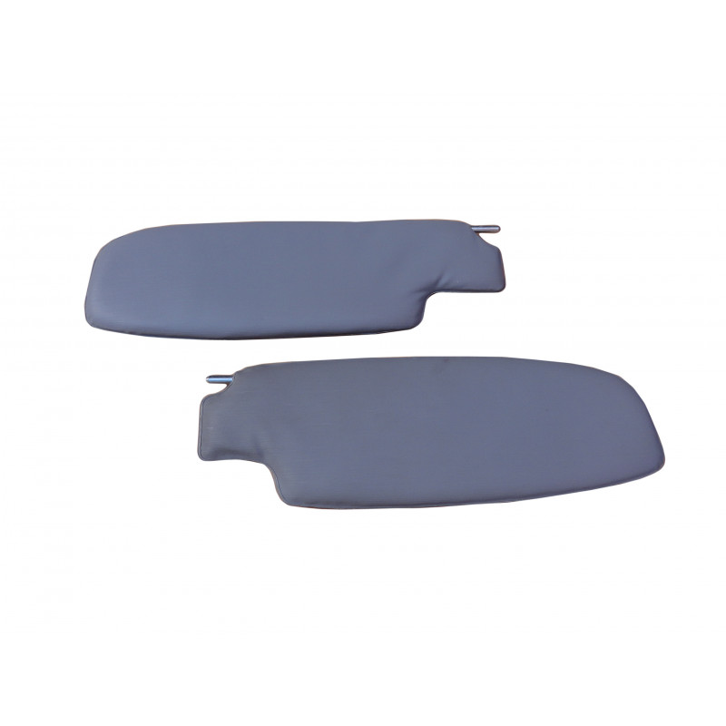 Quebra Sol Fusca 75 À 77 Cinza Novo Reprodução - Par