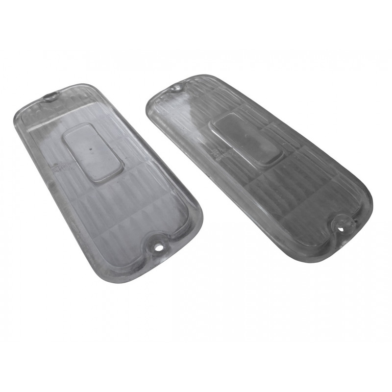 Lente Pisca F-100 F-350 F-600 1969 a 1971 Twin Beam Leão Amarelada - Par