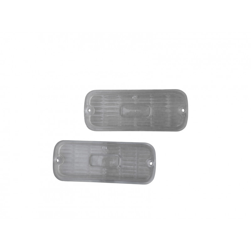 Lente Pisca F-100 F-350 F-600 1969 a 1971 Twin Beam Leão Amarelada - Par