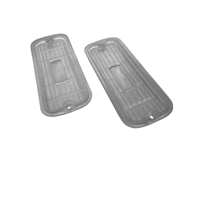 Lente Pisca F-100 F-350 F-600 1969 a 1971 Twin Beam Leão Amarelada - Par