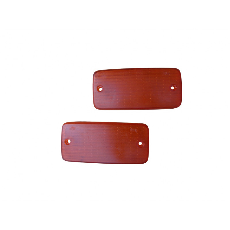 Lente Pisca Dianteiro Dodge 1800 Polara Até 77 Com Furo Leão Par