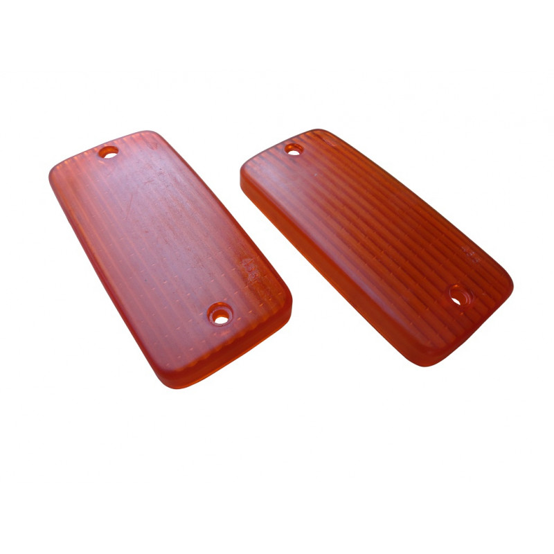 Lente Pisca Dianteiro Dodge 1800 Polara Até 77 Com Furo Leão Par