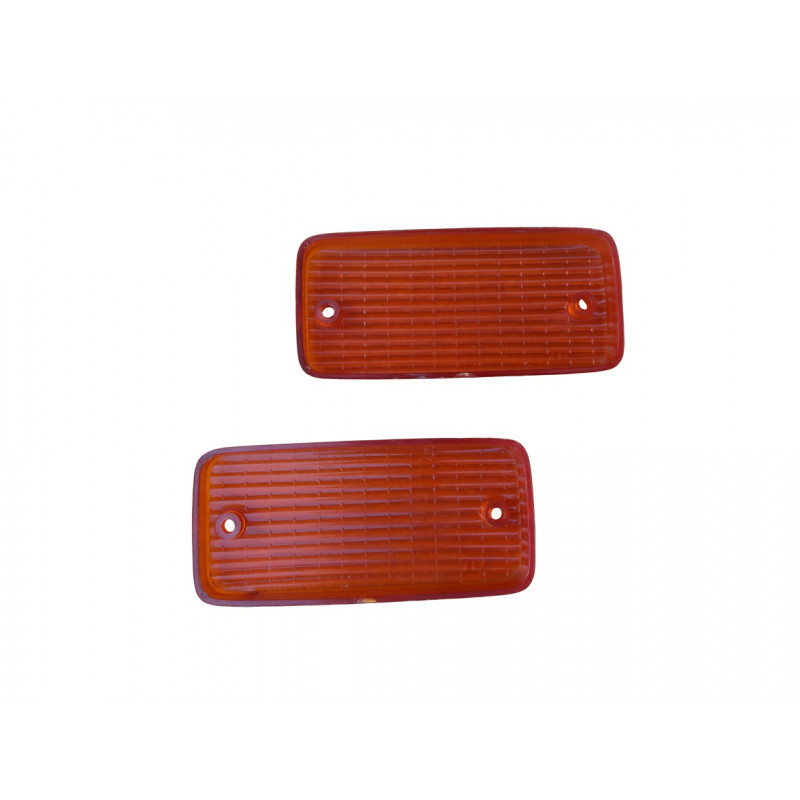 Lente Pisca Dianteiro Dodge 1800 Polara Até 77 Com Furo Leão Par