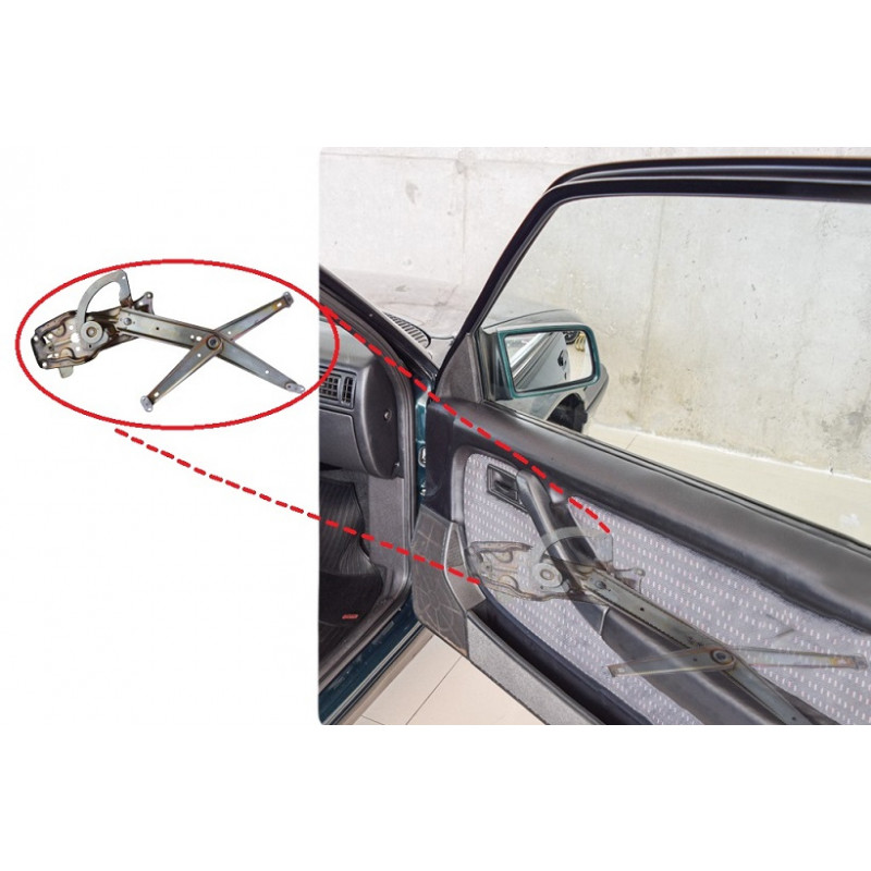 Máquina Vidro Elétrico Dianteira Direita Monza 4 Portas Sem Motor Original