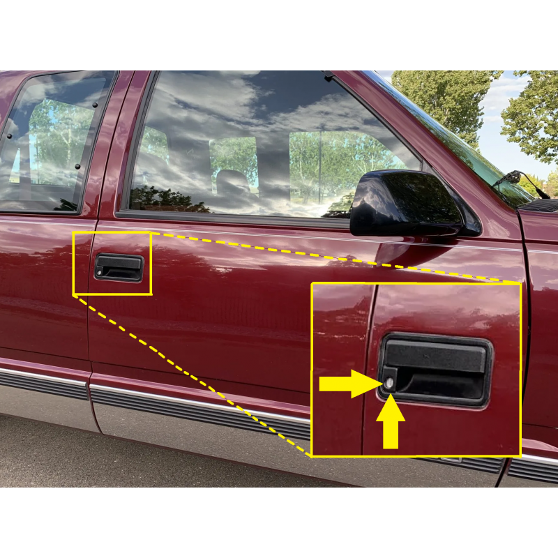 Cilindro Porta Direita Silverado Grand Blazer Novo 2 Chaves