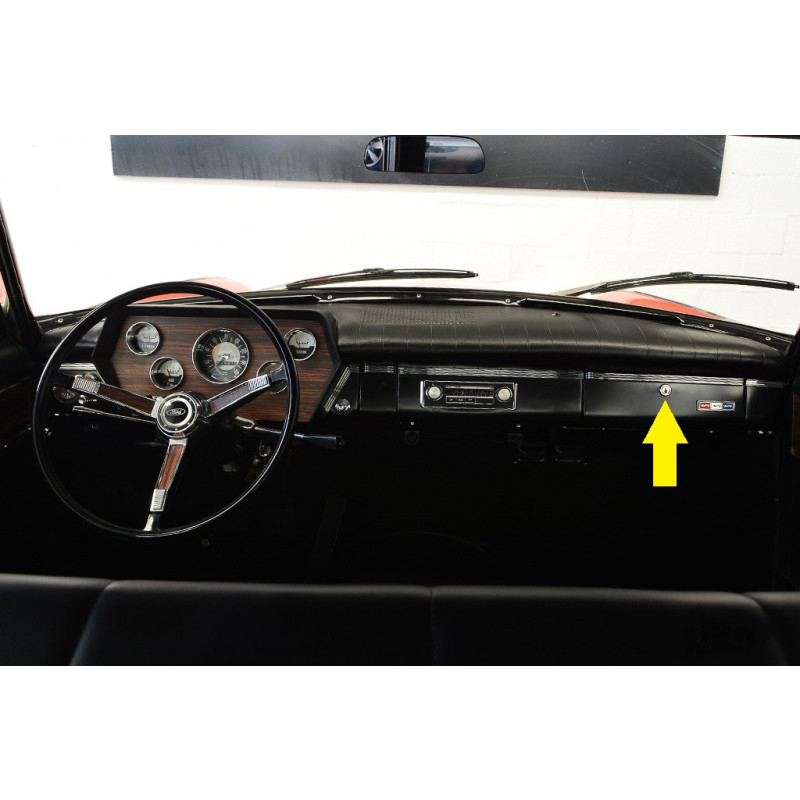 Cilindro Porta Luvas Ford Aero Willys Original Novo