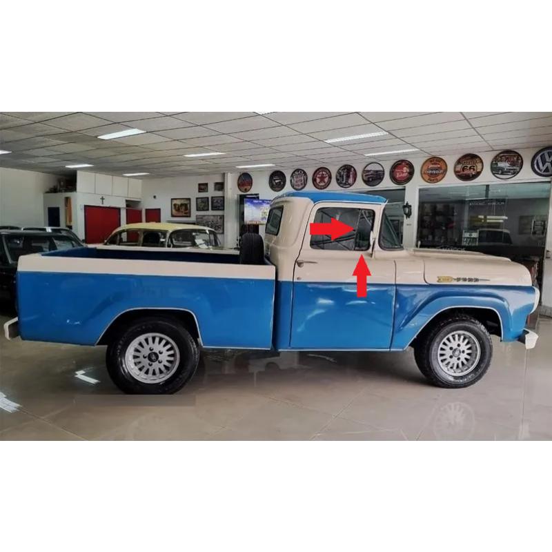 Quadro Quebra Vento Direito F-100 F-600 62 À 67 Original